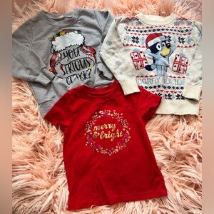 Toddler Girl Christmas Sweater/Shirts